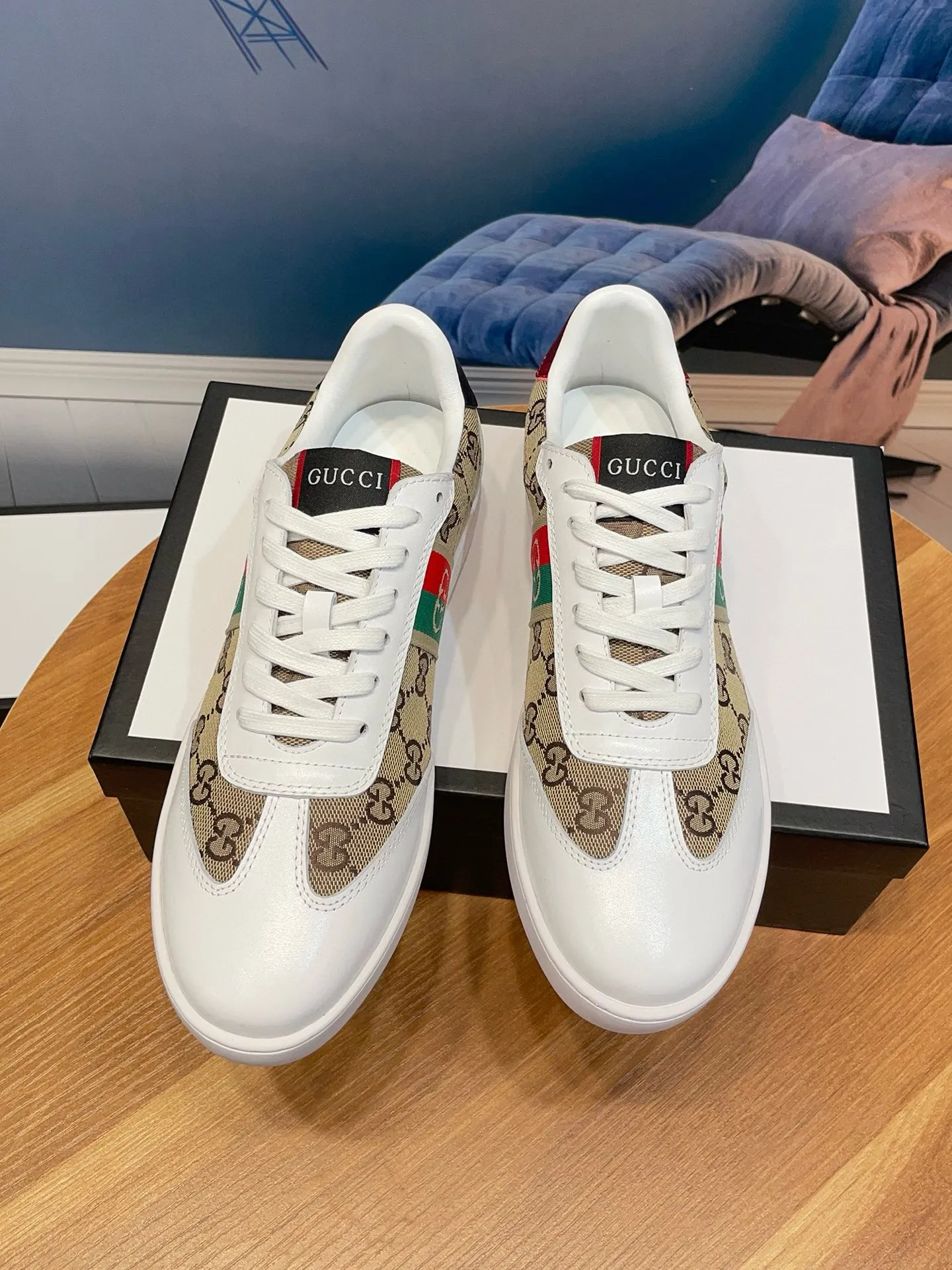 Men's clothing and shoes: 380💰New styles are here again! [Gucci Sports Men's Shoes] Gucci fashionable casual men's shoes 🇨🇳Original 1:1 mold, new model debuts first 💯Not high-profile but avant-garde, simple, low-key and fashionable, super versatile style 🌿Made of original cowhide with cloth ➕Sheepskin lining🎋The version is comfortable on the feet, first-class workmanship 🍍Size 38-44, (customized 45)